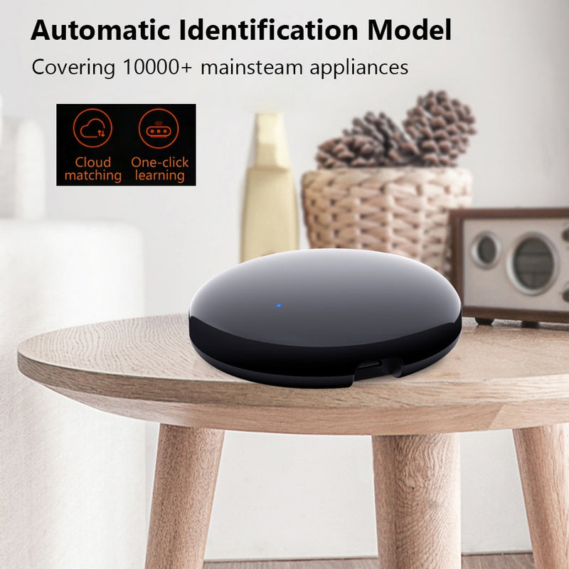 Assistente Inteligente de Casa AVATTO Tuya WiFi IR ,APP e controle de voz, Compatível com Alexa e Google Home Controle remoto infravermelho universal - tudo em um-  para dispositivos domésticos